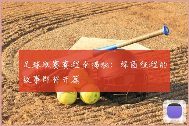 足球联赛赛程全揭秘：绿茵征程的故事即将开篇